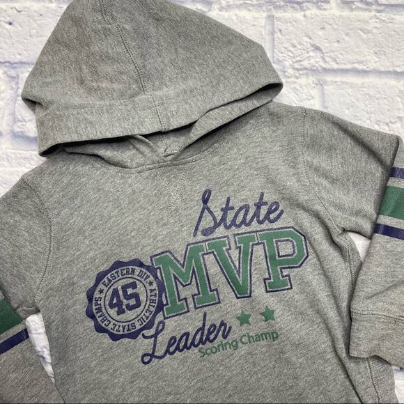 Carter’s Hooded MVP Sweatshirt in Grey - Picture 2 of 6